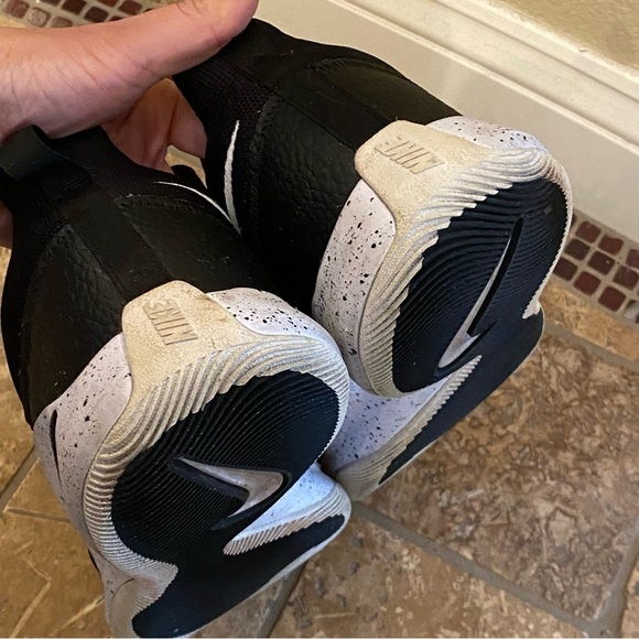 Nike Men Black White Fly by Mid 2 Basketball Athletic Shoes Size 11 - Picture 4 of 8